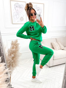 Women's 2-Piece Tracksuit Green Bolf VE22