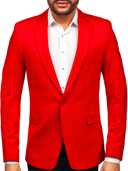 Men's Casual Blazer Red Bolf 1652A