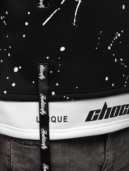 Men's Printed Hoodie Black Bolf LJ0586A