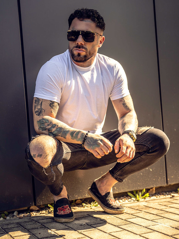 Men's Basic Cotton T-shirt White Bolf 192397B