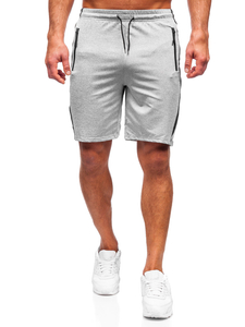 Men's Sweat Shorts Grey Bolf 68005