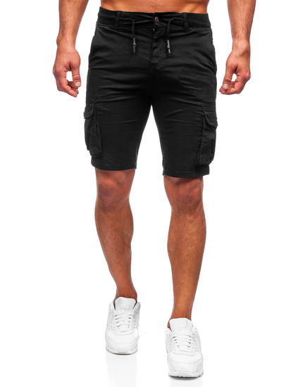 Men's Cargo Shorts Black Bolf BB70010