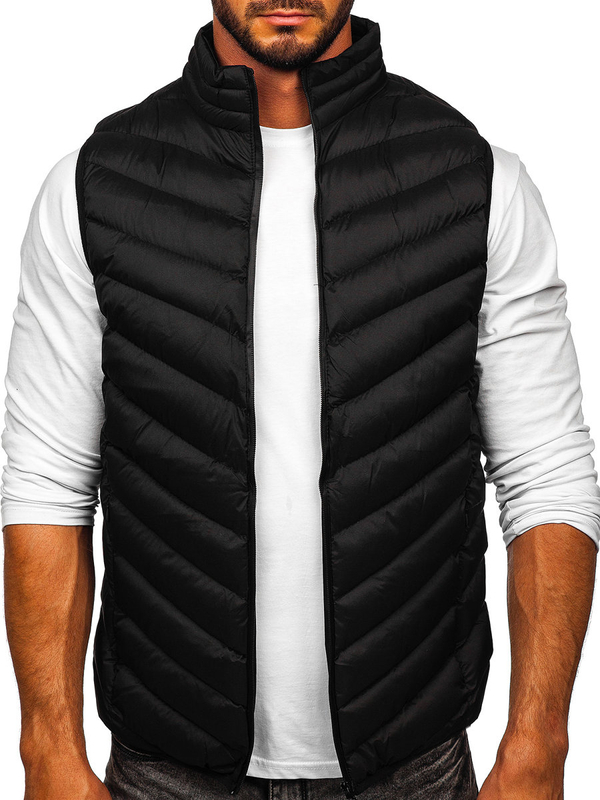 Men's Quilted Gilet Black Bolf 5M752
