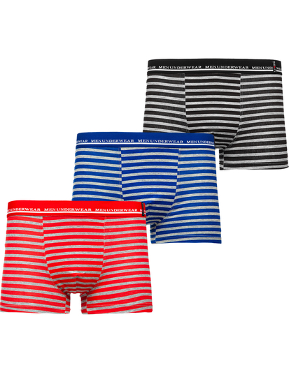 Men's Boxer Shorts Multicolour Bolf 1BE703-3P 3 PACK