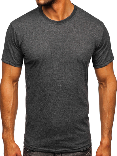 Men's Basic Cotton T-shirt Graphite Bolf 192397