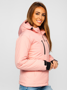 Women's Winer Down Jacket Light Pink Bolf HH012A