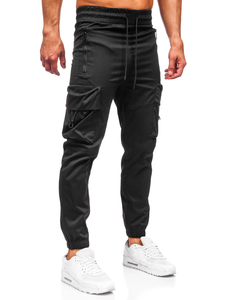 Men’s Cargo Joggers Black Bolf HSS299