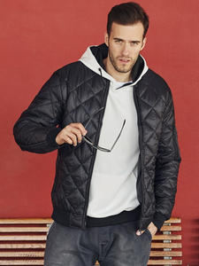 Men's Transitional Bomber Jacket Black Bolf AK76-A