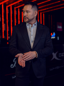 Men’s Velvet Blazer Black Bolf 24410