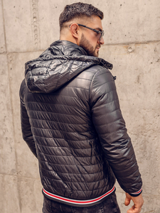 Men's Lightweight Quilted Jacket Black Bolf 6191A