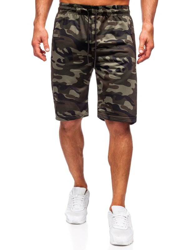 Men's Camo Shorts Khaki Bolf JX862