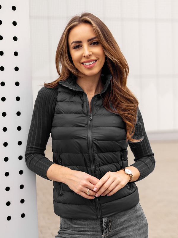 Women's Quilted Gilet Black Bolf 23077A