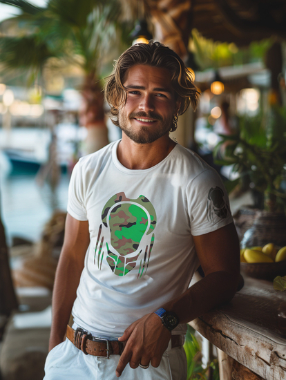 Men's Cotton Printed T-shirt White Bolf 192379A2