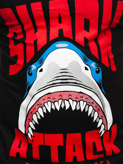 Men's Printed Boxer Tank Top Black Bolf 143028