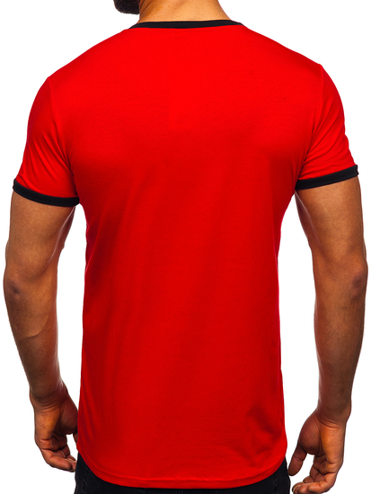 Men's Basic T-shirt Red Bolf 8T83