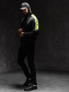 Men's Zip Hoodie Black Bolf 27B8120