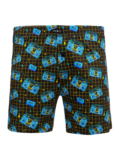 Men's Cotton Boxer Shorts Blue Bolf 1BB162