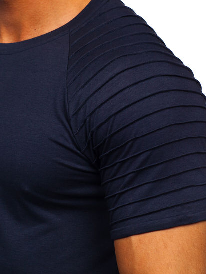 Men's Basic T-shirt Navy Blue Bolf 8T88