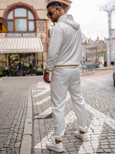 Men's Tracksuit with hood White Bolf 3A161A