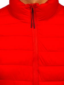 Men's Lightweight Quilted Jacket Red Bolf 13007