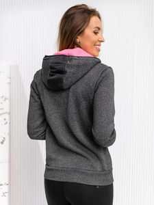 Women's Lightweight Jacket with hood Black Bolf KSW4001A1