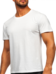 Men's Basic Cotton T-shirt White Bolf 67T1299