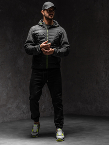 Men's Lightweight Jacket Black Bolf KS2155