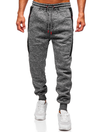 Men’s Warm Joggers Anthracite Bolf Q1201