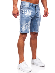 Men's Denim Shorts Sky Blue Bolf MP0259BC