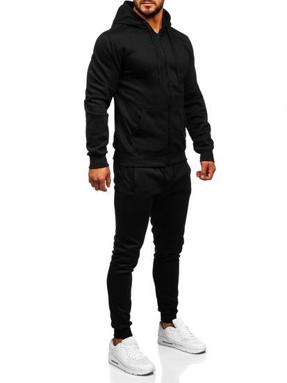 Men's Tracksuit with Hood Black Bolf 10386
