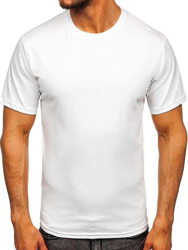 Men's Basic Cotton T-shirt White Bolf 192397