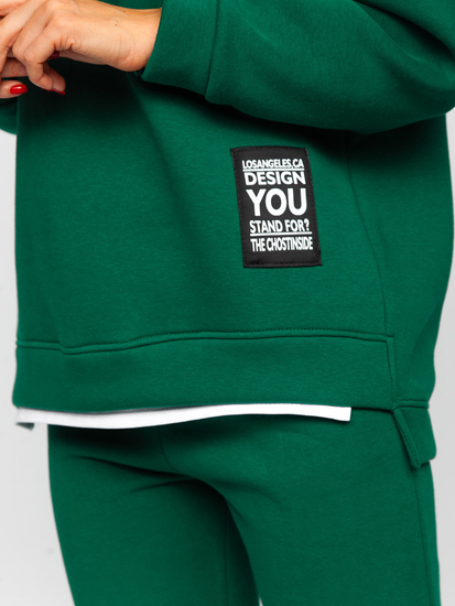 Women's 2-Piece Tracksuit Green Bolf T2247