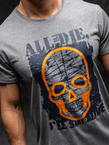 Men's Printed T-shirt Anthracite Bolf Y70007