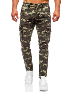 Men’s Cargo Jeans Regular Fit Khaki Bolf KA807-32
