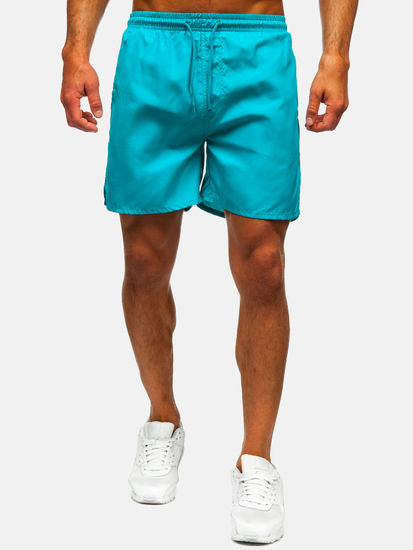 Men’s Swimming Trunks Blue Bolf QD28