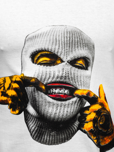 Men's Printed Boxer Tank Top White Bolf 14844