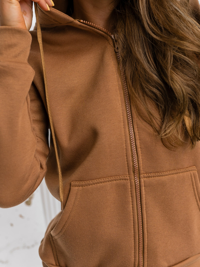 Women's Hoodie Light Brown Bolf W03B