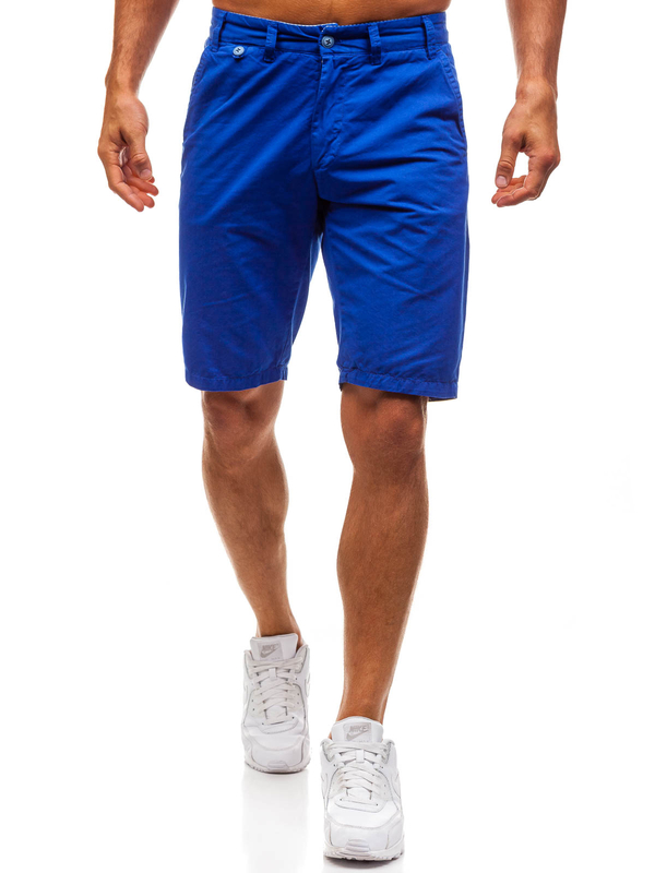 Men's Cotton Shorts Blue Bolf 3026
