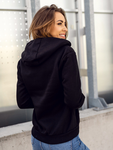 Women's Hoodie Black Bolf W03B
