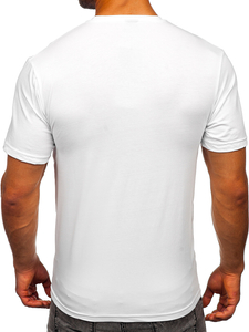 Men's Printed T-shirt White Bolf 192410