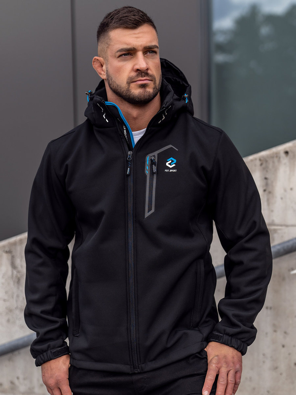 Men's Softshell Jacket Black Bolf WX062