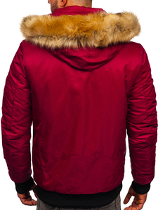 Men's Winter Jacket Claret Bolf 2129