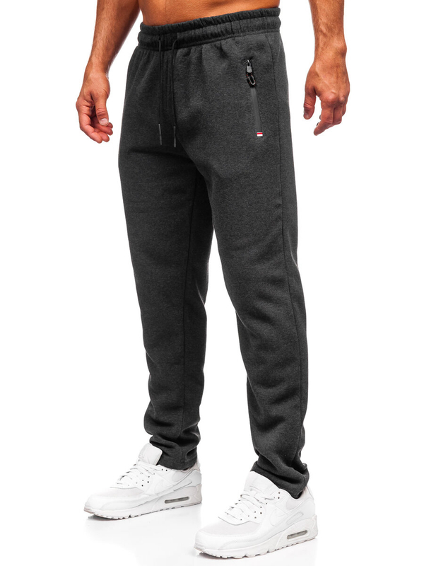 Men’s Thick Sweatpants Graphite Bolf JX6278