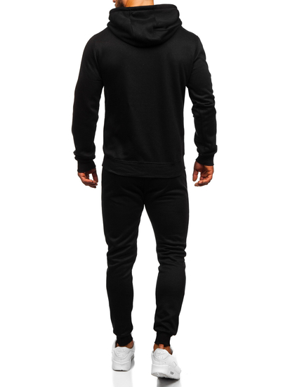 Men's Tracksuit with Hood Black Bolf 10386