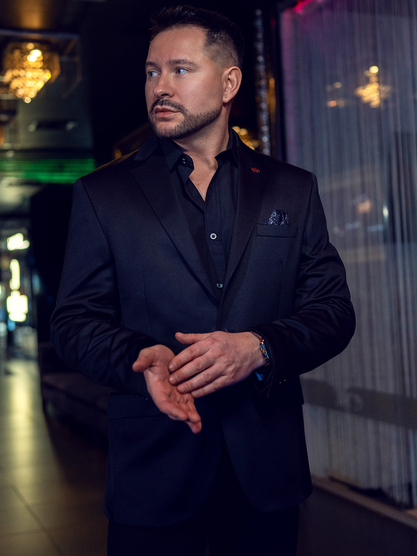 Men’s Casual Blazer Black Bolf 026A