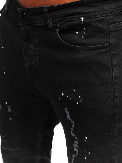 Men's Jeans Regular Fit Black Bolf 6855