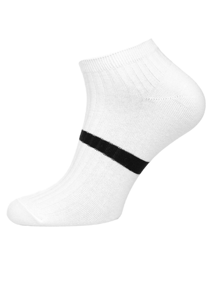Men’s Low Socks White-Black Bolf M082-5P 5 PACK