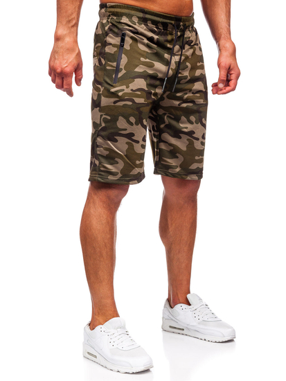 Men's Camo Shorts Green Bolf JX862