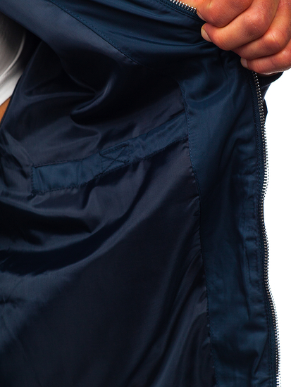 Men's Lightweight Jacket Navy Blue Bolf 5M3106