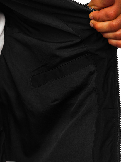 Men’s Quilted Winter Jacket Black Bolf 31M5003